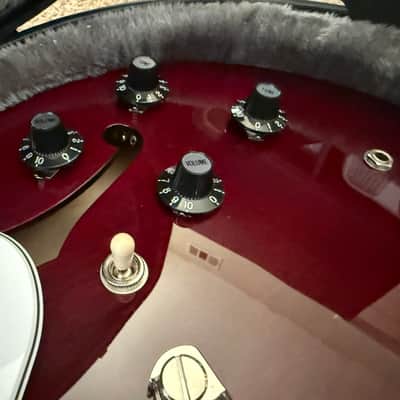 Epiphone Noel Gallagher Riviera 2024 - Dark Red Wine image 5