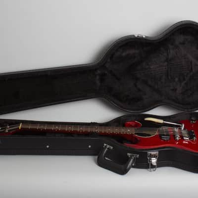 Gibson  SG Junior Solid Body Electric Guitar (1966), ser. #900745, black tolex hard shell case. image 10
