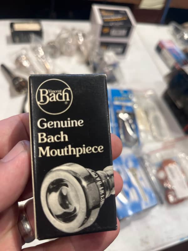 Bach 33610 French Horn Mouthpiece - 10 Cup 2010s - Silver-Plated image 1