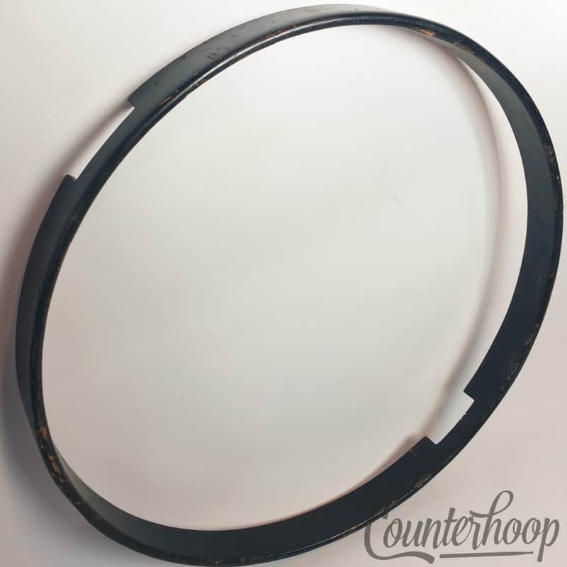 *Duplex 15 3/8"3Ply Maple Wood Hoop/Rim Snare Drum Resonant 10s Over-Sized USA* image 1