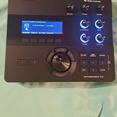 Roland TD27 Sound Module Version 2.21 Digital Inputs with Trigger Snake Owner’s Manual Mounting kit VDRUMS - EXCELLENT image 2