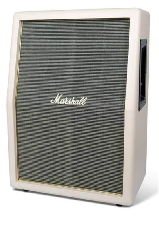 Marshall Origin ORI212A 150-Watt 2x12" Vertical Angled Guitar Speaker Cabinet 2023 - Cream image 1