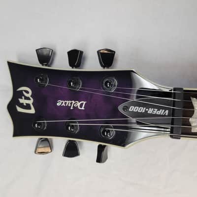 ESP LTD, model Viper-1000 Electric Guitar, with ESP hardshell case image 6