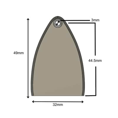 Custom PRS SE Truss Rod Cover – Mica & Resin Bird of Prey Inlay image 6
