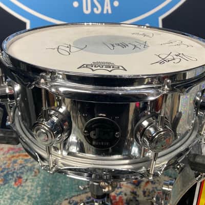 Rick Allen's 1999 Def Leppard Euphoria Tour DW / Hart Drum Set (#1). Autographed by the whole band. Authenticated! image 22