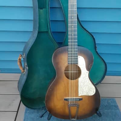 Regal Pre-War Vintage Parlor Guitar (*sparkle pick guard) image 23