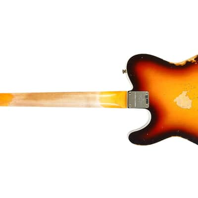 Fender Custom Shop Limited Edition Reverse '60s Tele Custom Heavy Relic 3 Tone Sunburst #R125901 image 8