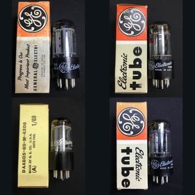 Lot of (4) NOS NIB GE 6BL7GT GTA Vintage Audio Radio Vacuum Tubes LOT.9856 image 1