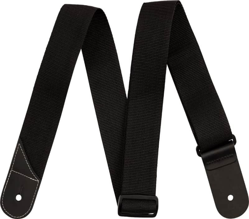 Jackson Guitars Polyester Shark Fin Guitar Strap, Adjustable, Black image 1