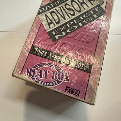DOD Meatbox Prime FX32 USA Made vintage 90's old Sub Octave BASS effects pedal +box, papers image 7