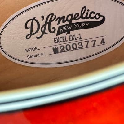 D'Angelico EXL-1 Throwback - Viola / Wine - RARE - Limited Edition image 25