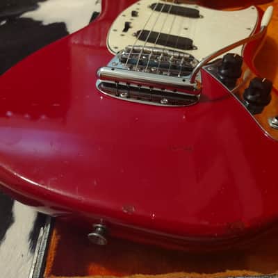1966 Fender Mustang- Dakota Red- With Original Case & Tremolo Bar! Very Cool! image 4