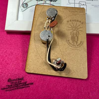 General Vintage Tone Custom Prewired harness kit for Precision Bass ®️ NOS Sprague capacitor .1uf image 7