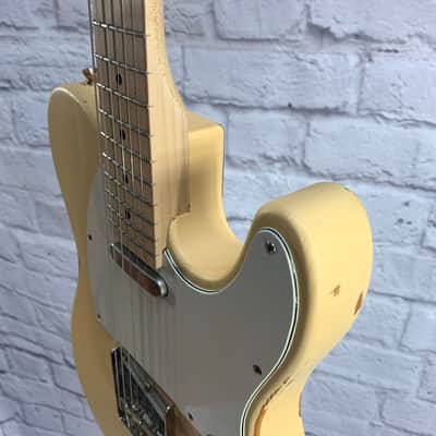 Slick SL51 T Style Electric Guitar Cream Finish image 16