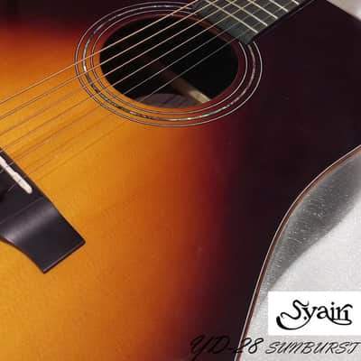 S.Yairi YD-28 Sunburst all Solid Sitka Spruce & Rosewood Dreadnought Guitar ( High Gloss ) image 11
