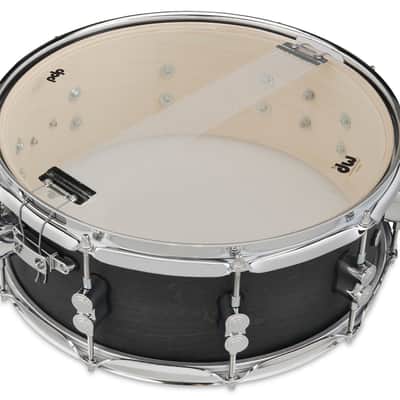 PDP Concept Series Black Wax Maple Snare, 5.5x14, Satin Black w/Chrome Hardware (PDSN5514BWCR) image 7