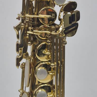 Yamaha YSS-61 Soprano Saxophone 1970s Purple Logo image 11