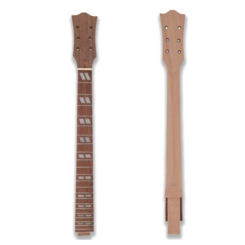 Mahogany Guitar neck 22fret 24.75inch Rosewood Fretboard Set in Heel Diamond image 1