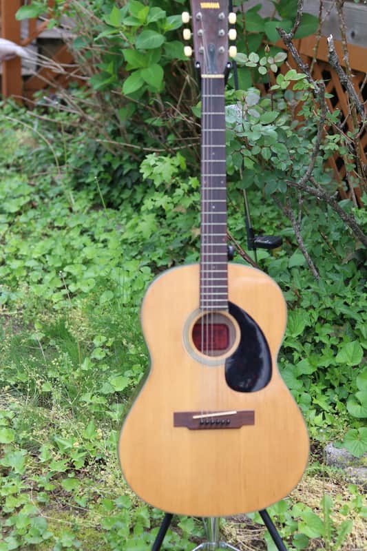Yamaha FG-75 acoutic guitar Nippon Gakki 1970's - natural image 1