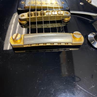 Aims Les Paul Custom Copy 1970s Black image 12