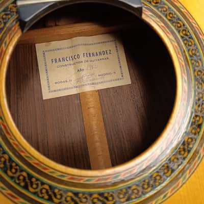 1962 Francisco Fernandez classical guitar - Spain image 2