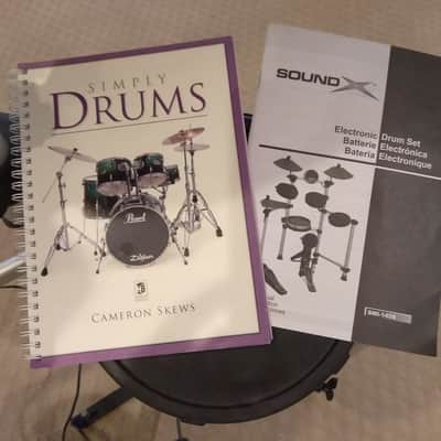 SoundX SMI-1458 Electronic Drums  Black image 2