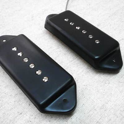 Q pickups DOG EAR P90 Pickups SET BLACK/CHROME/NICKEL/RAW NICKEL Casino Riviera Wildcat ES-330 Gibson Epiphone 50s 60s image 14
