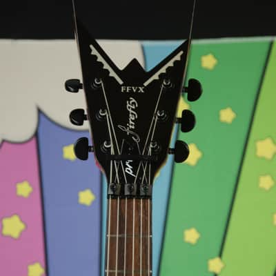Used Firefly FFVX Pro Dimebag Style Electric Guitar - Flame Maple Top, Cross Inlay image 3