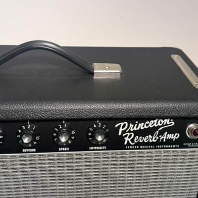 Fender '65 Princeton Reverb Reissue 12-Watt 1x10" Guitar Amp Combo Black image 8