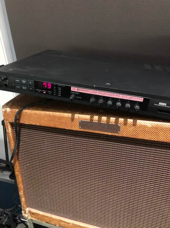 ギター KORG A3 Korg A3 Guitar Digital Multi Effects Rack Mount unit (The Edge