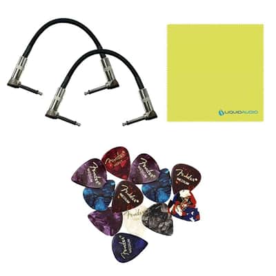 DigiTech Whammy DT Drop Tune Guitar Effects Pedal Bundle w/2x Strukture S6P48 Woven Right Angle Patch Cables, 12x Guitar Picks and Liquid Audio Polishing Cloth image 5