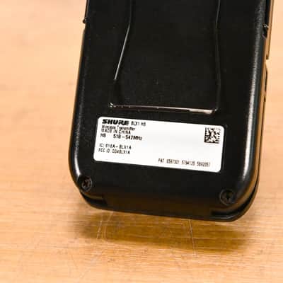 Shure BLX14 Bodypack Wireless System - H8 Band 518-542 MHz (NO PSU) CG010XD image 15