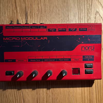 Nord Micro Modular Desktop Virtual Synthesizer 1997 - 2003 - Red image 1