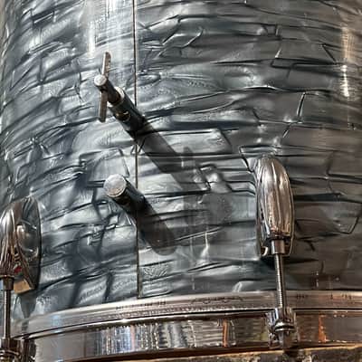 1950’s Gretsch 16" Midnight Blue Pearl Floor Tom 18x16 image 12