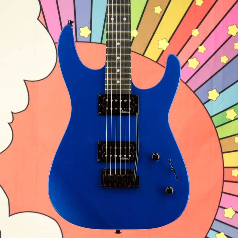 Used Jackson JS11 Electric Guitars, Blue image 1