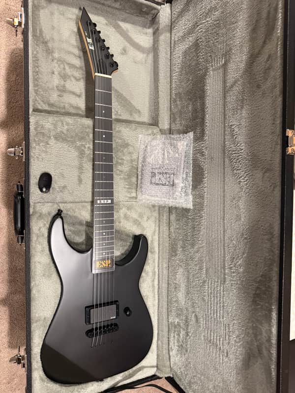 ESP E-II M-1 - Black Satin 6 Japan M-II Mirage image 1