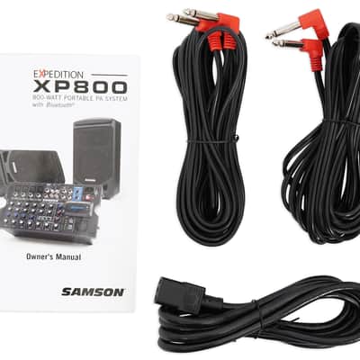 Samson Expedition XP800 800w Portable 8" PA DJ Speaker System+8-ch Powered Mixer image 9
