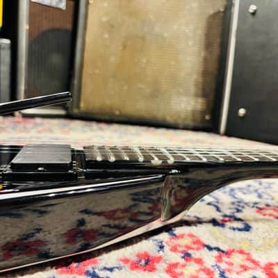 2015 Jackson Pro Series Phil Demmel Signature Demmelition King V - Made In Mexico - Black w/ Silver Bevels image 15