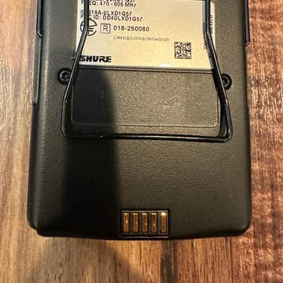 Shure ULXD4D G57 Dual Wireless Receiver + 2 ULXD1 Bodypacks + 2 ULXD2 Handhelds (470-608 MHz) image 8