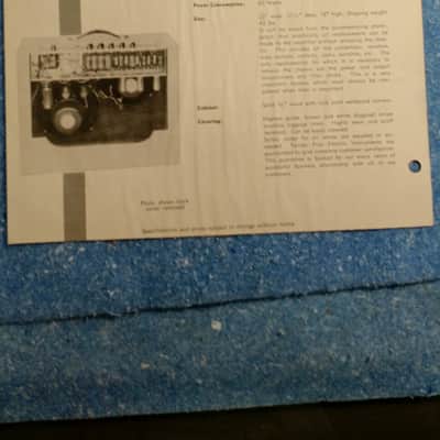 Fender Super Dealer Sheet 1955 image 2