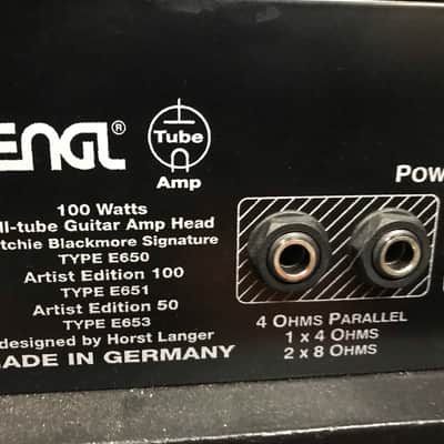 Engl Artist Edition 50 watt 2010's Black image 5