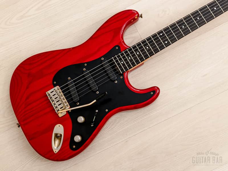 1980s PGM Moon ST-177 Vintage Superstrat SSS w/ Bartolini, | Reverb