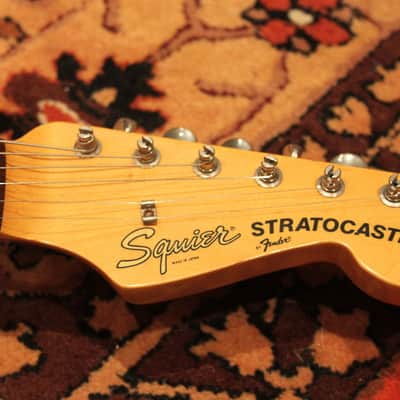 Vintage 1982 Squier by Fender JV Sunburst 62 RI Japan MIJ Stratocaster Guitar image 3