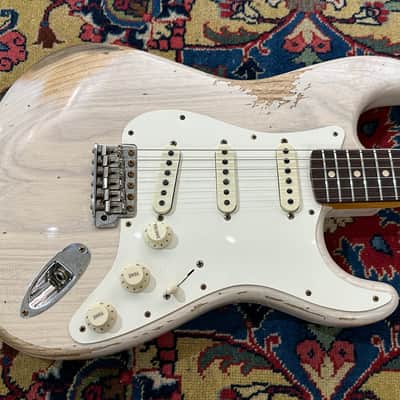 Fender Custom Shop '59 Heavy Relic Stratocaster 2022 Aged White Blonde image 4