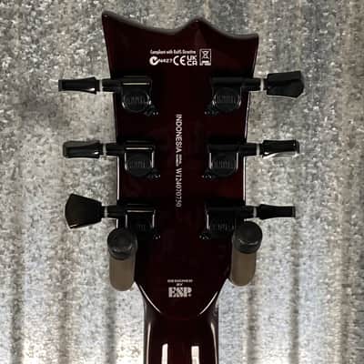 ESP LTD EC-201 Flat Top See Thru Black Cherry Gutar EC201FTSTBC #0750 Used image 4