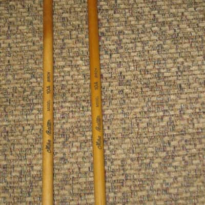 one pair new old stock A+ Mike Balter MB10AB (10AB) Hard Keyboard Mallets, 7/8" phenolic (plastic) round HEADS and natural birch HANDLES - mid to late 1990s (+ packaging) Unwound Series image 7