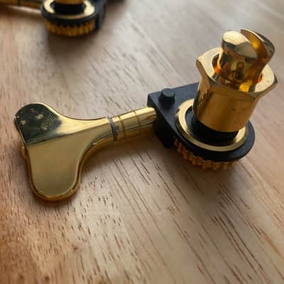 Schaller GOLD BM Light 5 String Bass Guitar Tuners Machines Set image 4