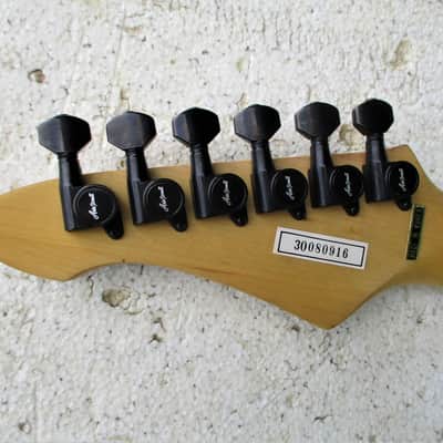 Aria Pro II AXL-STD - 3  Guitar, 1993, Korea,  Black, 3 PU's, Coil Tap, Gig Bag image 11