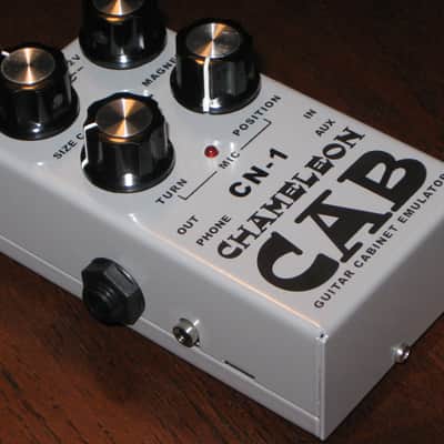 AMT CN-1 Chameleon Cab Simulator silver with box, aux in, phones out, cool! image 1
