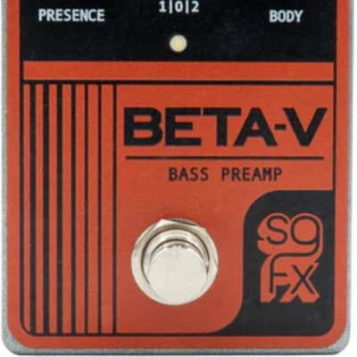 SolidGoldFX Beta-V Preamp Bass Effects Pedal image 1